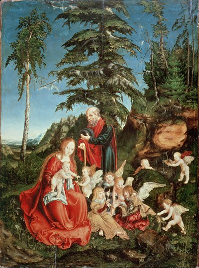 Ruhe auf der Flucht nach Ägypten, 1504 von Lucas Cranach the Elder